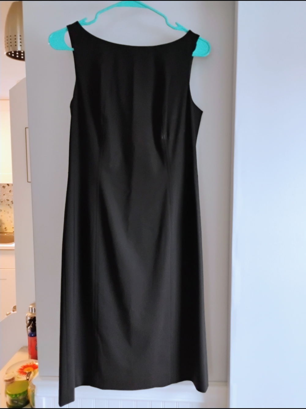 Ann Taylor Classic Black Sleeveless Sheath Dress